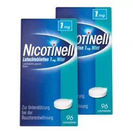 Παστίλιες Nicotinell 1 mg μέντα (2x96 τεμάχια)