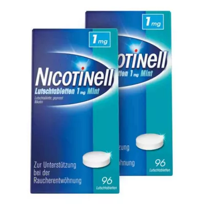 Παστίλιες Nicotinell 1 mg μέντα (2x96 τεμάχια)