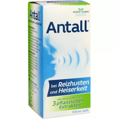 ANTALL για ξηρό βήχα και βραχνάδα χυμός, 100 ml