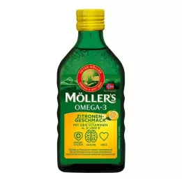 MÖLLERS Omega-3 Λάδι με άρωμα λεμονιού, 250 ml