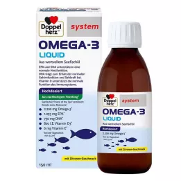 DOPPELHERZ Υγρό σύστημα Ωμέγα-3, 150 ml