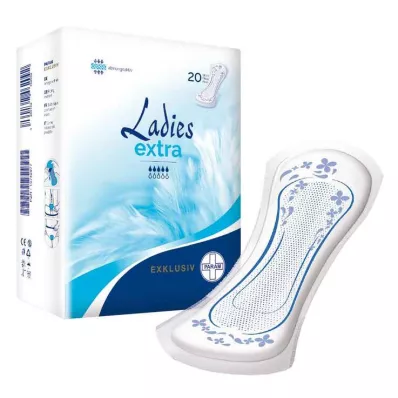 PARAM LADIES EXKLUSIV Ένθετο ακράτειας extra, 20 τεμάχια