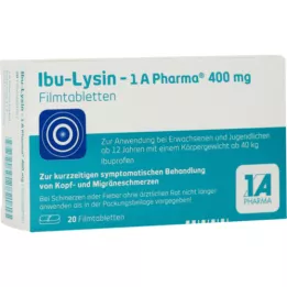 IBU-LYSIN 1A Pharma 400 mg επικαλυμμένα με λεπτό υμένιο δισκία, 20 τεμάχια