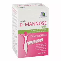 D-MANNOSE PLUS δισκία 2000 mg με βιταμίνες και μέταλλα, 120 τεμάχια