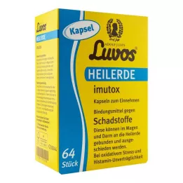 LUVOS Κάψουλες imutox με θεραπευτικό άργιλο, 64 τεμάχια