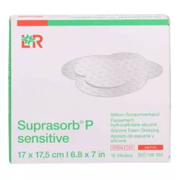 SUPRASORB P sensitive PU-Schaumv.sacr.bor.17x17,5, 10 τμχ