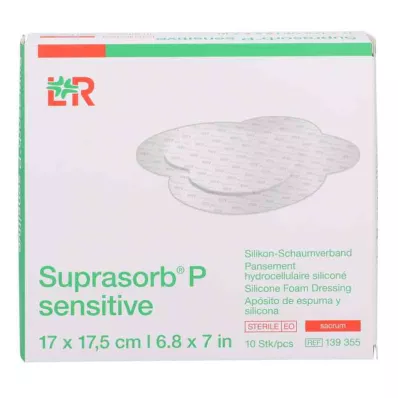 Suprasorb P sensitive PU-αφρός κρέμα bor.17x17,5, 10 τεμ