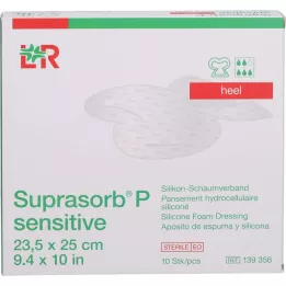 SUPRASORB Π ευαίσθητο PU-Αφρώδες τακούνι bor.23,5x25, 10 τμχ