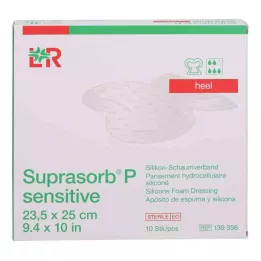 SUPRASORB Π ευαίσθητο PU-Αφρώδες τακούνι bor.23,5x25, 10 τμχ