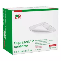 SUPRASORB Π ευαίσθητο PU-Foam v.non-bor.5x5cm, 10 τμχ