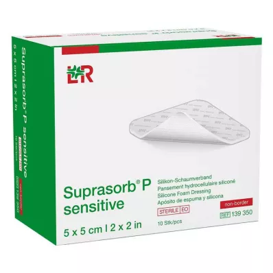 Suprasorb P sensitive PU-αφρός μη βόριο 5x5cm, 10 τμχ