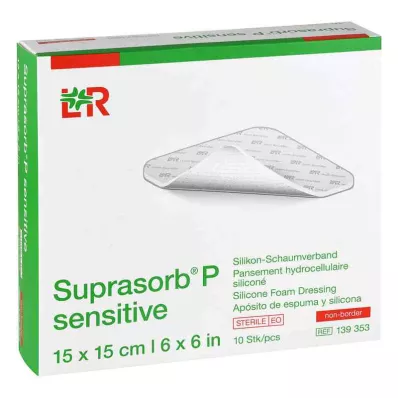 SUPRASORB Π ευαίσθητο PU-Foam v.non-bor.15x15cm, 10 τεμ