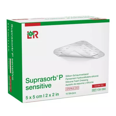 Suprasorb P sensitive PU-Schaumv.bor.lite 5x5cm, 10 τεμ