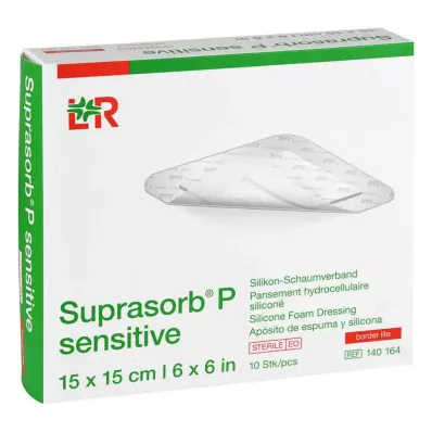 Suprasorb P sensitive PU-Schaumv.bor.lite 15x15cm, 10 τμχ