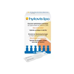 HYLOVIS lipo οφθαλμικές σταγόνες μιας δόσης με πιπέτες, 30X0.4 ml