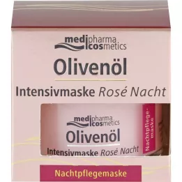 OLIVENÖL INTENSIVMASKE Κρέμα νυκτός με τριαντάφυλλο, 50 ml