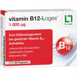 VITAMIN B12-LOGES κάψουλες 1.000 μg, 60 τεμάχια