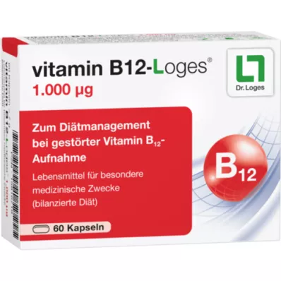 VITAMIN B12-LOGES κάψουλες 1.000 μg, 60 τεμάχια