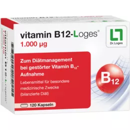 VITAMIN B12-LOGES κάψουλες 1.000 μg, 120 κάψουλες