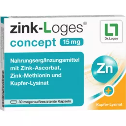 ZINK-LOGES concept 15 mg κάψουλες με εντερική επικάλυψη, 30 τεμάχια