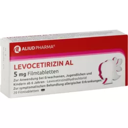 LEVOCETIRIZIN AL επικαλυμμένα με λεπτό υμένιο δισκία των 5 mg, 20 τεμάχια