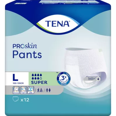 TENA PANTS παντελόνι μίας χρήσης super L, 12 τεμάχια