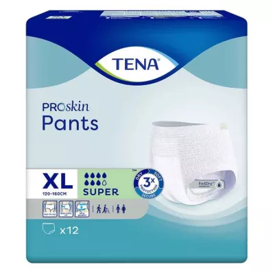 TENA Παντελόνι Super XL Παντελόνι μιας χρήσης για ακράτεια, 12 τεμάχια