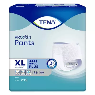 TENA Pants Plus XL Παντελόνι μιας χρήσης για ακράτεια, 12 τεμάχια