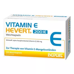 VITAMIN E HEVERT 200 I.U. μαλακές κάψουλες, 100 τεμάχια