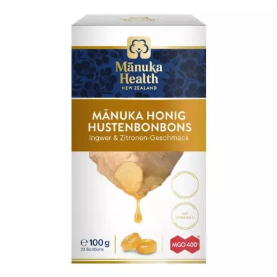 Manuka Health Mgo 400 + Ginger-Lemon Lollipops, 100 γρ