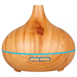 AROMA DIFFUSER Ξύλινο σχέδιο με LED, 1 τεμάχιο