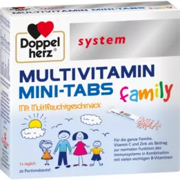 DOPPELHERZ Πολυβιταμινούχο οικογενειακό σύστημα Mini-Tabs, 20 τεμάχια