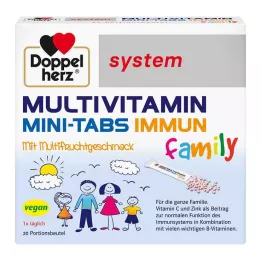 DOPPELHERZ Πολυβιταμινούχο οικογενειακό σύστημα Mini-Tabs, 20 τεμάχια