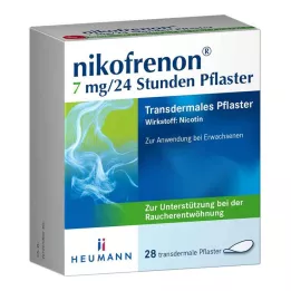 NIKOFRENON Διαδερμικό επίθεμα 7 mg/24 ώρες, 28 τεμάχια