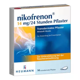 NIKOFRENON Διαδερμικό έμπλαστρο 14 mg/24 ώρες, 14 τεμάχια