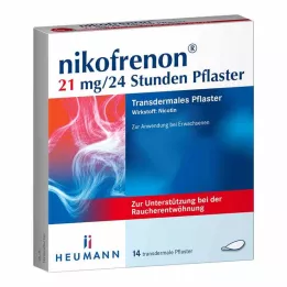 NIKOFRENON Διαδερμικό έμπλαστρο 21 mg/24 ώρες, 14 τεμάχια