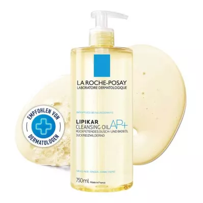 Λάδι ντους και μπάνιου La Roche-Posay Lipikar AP + , 750 ml