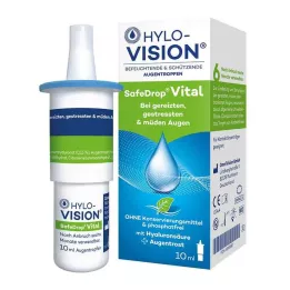 HYLO-VISION SafeDrop Vital οφθαλμικές σταγόνες, 10 ml