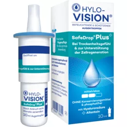 HYLO-VISION οφθαλμικές σταγόνες SafeDrop Plus, 10 ml