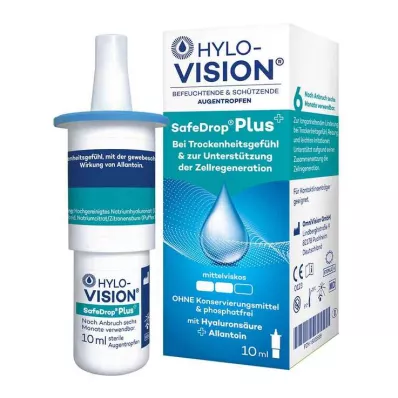 HYLO-VISION® Οφθαλμικές σταγόνες SafeDrop® Plus, 10 ml