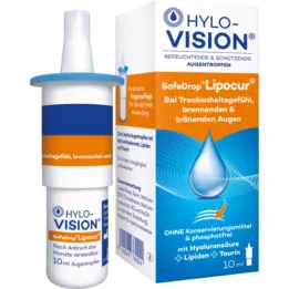 HYLO-VISION οφθαλμικές σταγόνες SafeDrop Lipocur, 10 ml