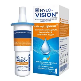 HYLO-VISION οφθαλμικές σταγόνες SafeDrop Lipocur, 10 ml