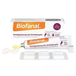 BIOFANAL Συνδυαστική συσκευασία για κολπική μυκητίαση Vagtab + αλοιφή, 1 P