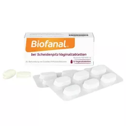 BIOFANAL για κολπική μυκητίαση 100 000 I.U. κολπικά δισκία, 12 τεμάχια