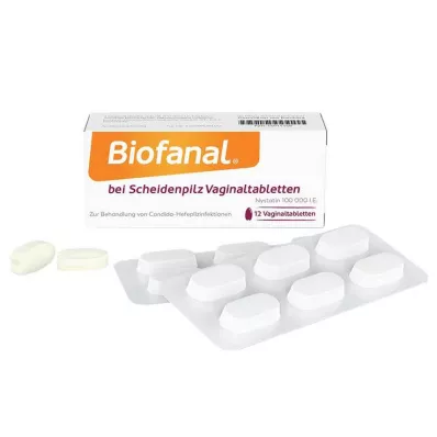 Biofanal® για κολπική τσίχλα κολπικά δισκία, 12 τεμ