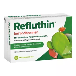 REFLUTHIN για καούρα μασώμενα δισκία μέντας, 48 τμχ