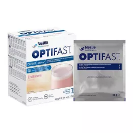 OPTIFAST Ποτό Φράουλα σε σκόνη, 8X55 g