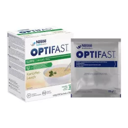 OPTIFAST Σούπα με πατάτα και πράσο σε σκόνη, 8X55 g