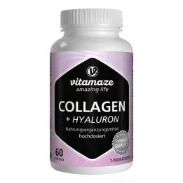 COLLAGEN 300 mg+Hyaluron 100 mg κάψουλες υψηλής δόσης, 60 τεμάχια