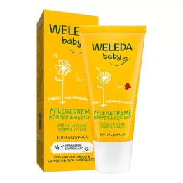 WELEDA Κρέμα περιποίησης σώματος με καλέντουλα &amp; Πρόσωπο, 30 ml